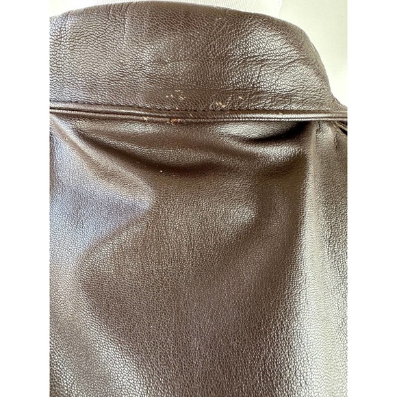 Cooper Type A 2 Goatskin Leather Flight Bomber Jacket Distressed USA Made 48L - Picture 8 of 16
